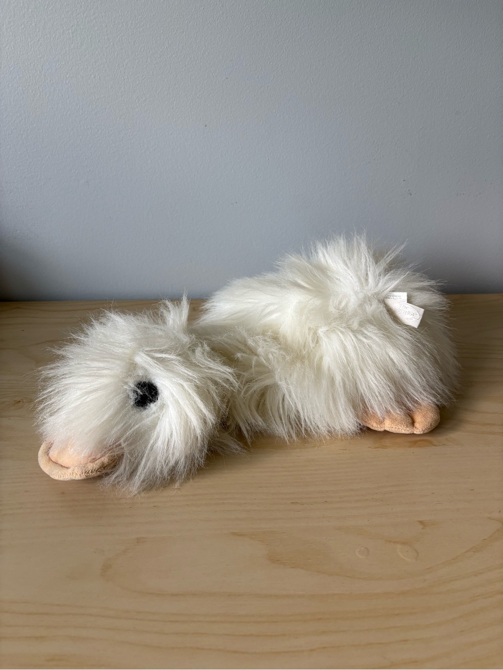 The Heritage Collection - GANZ White Fluffy Platypus Plush - Googles 1989